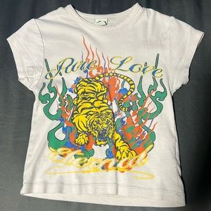 Urban Outfitters Cropped Tiger Tee